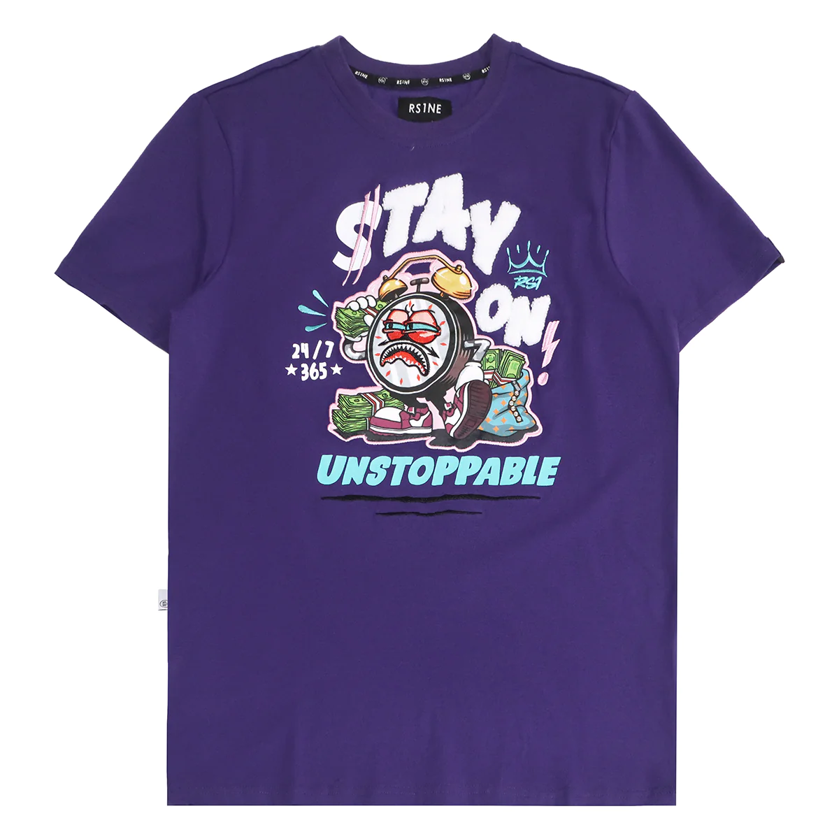 Tee-shirt Rise As One Stay On violet