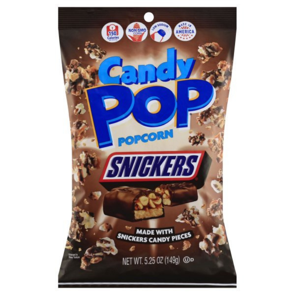 Candy Pop Popcorn Snickers