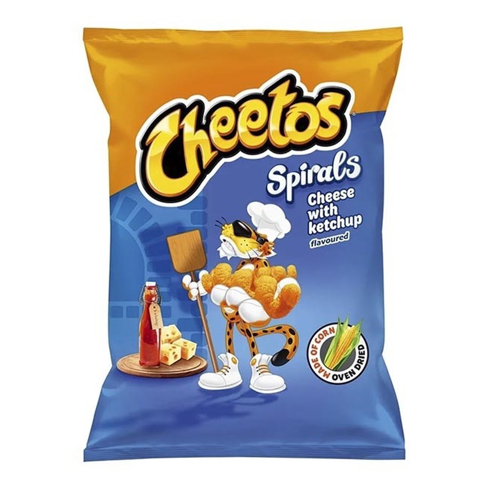 Cheetos Spirals Cheese & Ketchup Big