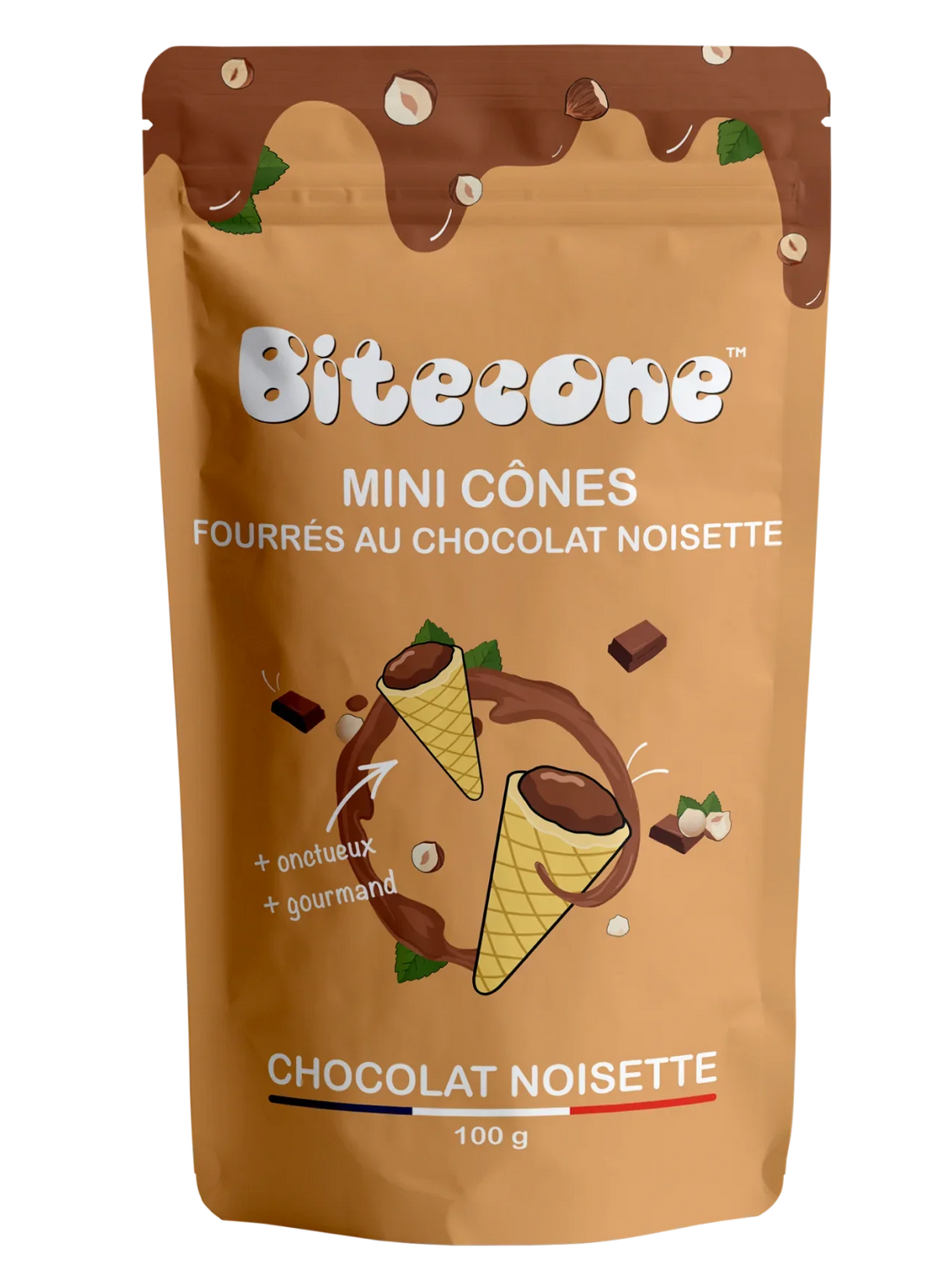 Bitecone chocolat noisette