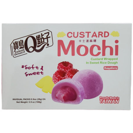 Custard Mochi Framboise